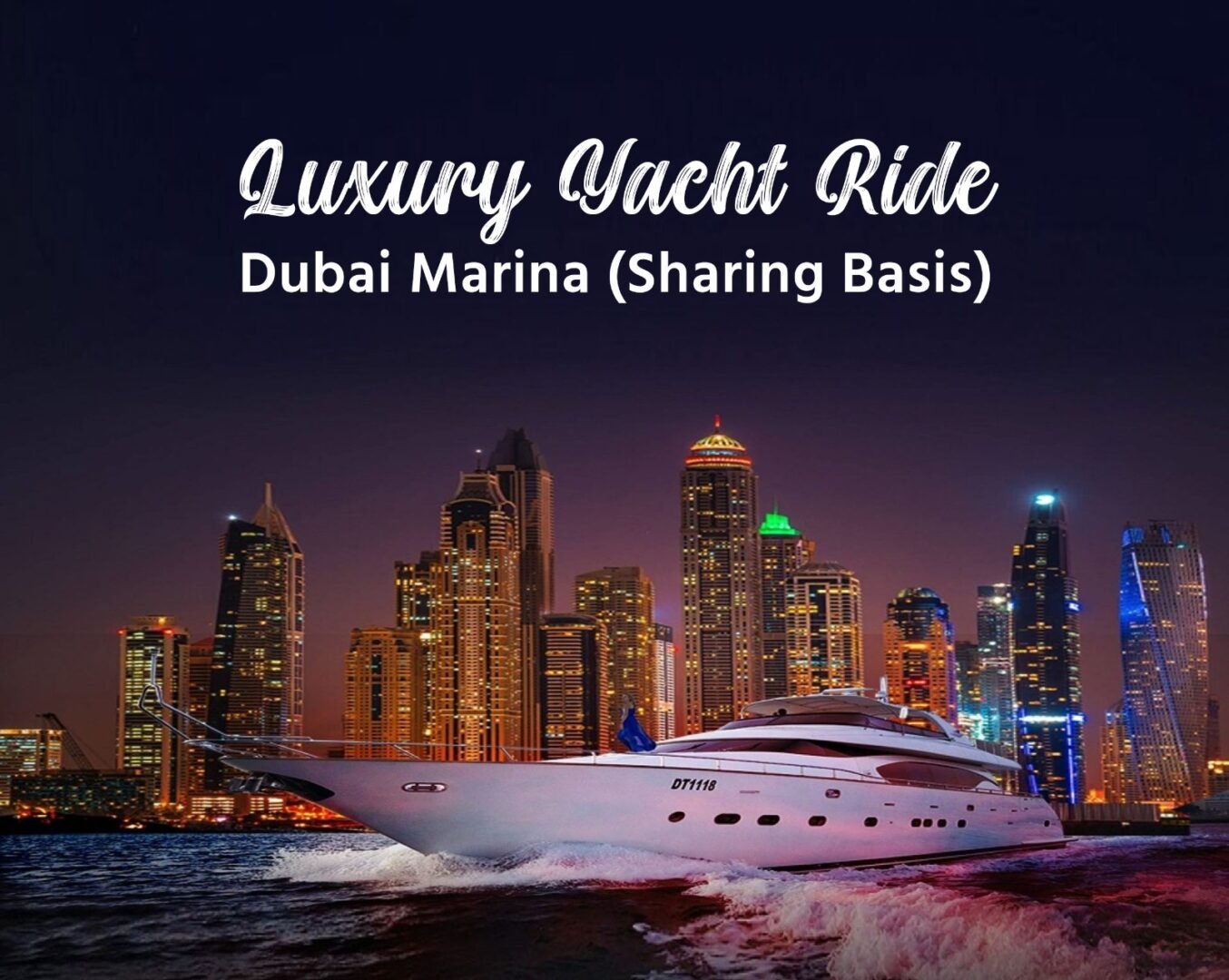 Luxury Yacht Ride Sharing Basis